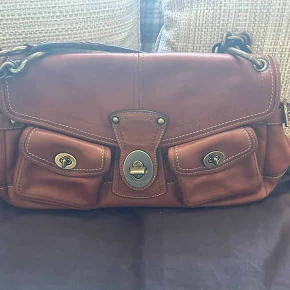 Coach shoulder bag pure leather - Picture 5 of 15